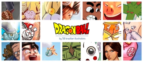 Hashi POP - Featured Post - Dragon Ball by 50 Brazilian Illustrators
